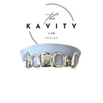 Custom 6pc with 3D Stars x Heart Design GRILLZ: 925 Sterling Silver (Free Mold Kit)