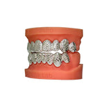 Custom 3D Zebra Stripe GRILLZ: 925 Sterling Silver (Free Mold Kit)