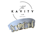 Custom 6pc with 3D Stars x Heart Design GRILLZ: 925 Sterling Silver (Free Mold Kit)