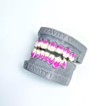 Custom 3D Ice Cream with ENAMEL Painting GRILLZ: 925 Sterling Silver (Free Mold Kit)