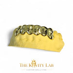 Custom Fit Starburst Cuts Grillz: 925 Sterling Silver (Free Mold Kit)