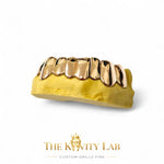 Custom Classic Grillz: 925 Sterling Silver GOLD ROSE PLATED (Free Mold Kit)