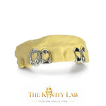Custom 4pcs Open Hearts, Diamond Cuts: Sterling Silver Grillz (Free Mold Kit)