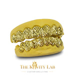 Custom Diamond Cut x Dust Grillz: 925 Sterling Silver (Free Mold Kit)