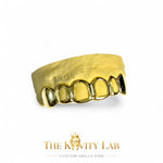 Custom 6pcs Open Face Grillz: 925 Sterling Silver (Free Mold Kit)