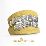 Custom Diamond Cut x Dust Grillz: 925 Sterling Silver (Free Mold Kit)