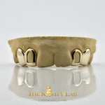 Custom 4pcs Solid Class x Open Face Grillz: 925 Sterling Silver (Free Mold )