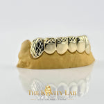 Custom 6pcs Diamond Cuts Grillz: 925 Sterling Silver (Free Mold Kit)