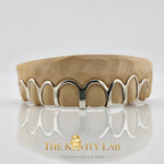 Custom 8pcs Open Face Style Grillz: 925 Sterling Silver (Free Mold Kit)