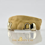 Custom 4pcs Solid Class x Open Face Grillz: 925 Sterling Silver (Free Mold )