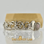 Custom 8pcs Crown of Blossoms Grillz: 925 Sterling Silver (Free Mold Kit)