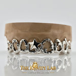 Custom 8pcs Intricate Baroque Royal Design Grillz: 925 Sterling Silver (Free Mold Kit)