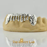 Custom 6pcs Diamond Cut x Dripping Style Grillz: 925 Sterling Silver (Free Mold Kit)