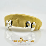 Custom 4pcs Open Hearts Style Grillz: 925 Sterling Silver (Free Mold Kit)