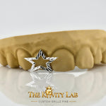 Custom 3pcs with Star Cuts Grillz: 925 Sterling Silver (Free Mold Kit)