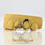 Custom 2pcs Open Face and Cross Grillz: 925 Sterling Silver (Free Mold Kit)