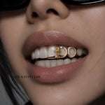 Custom 3pcs Open Face and Cross Grillz : 925 Sterling Silver (Free Mold Kit)