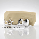 Custom 6pcs 3D Star with Open Star Grillz: 925 Sterling Silver (Free Mold Kit)