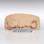 Custom 6pc Curved Front Bar with Diamond Cuts Grillz: 925 Sterling Silver (Free Mold Kit)