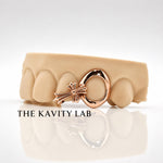 Custom 2pcs Open Face and Cross Grillz: 925 Sterling Silver (Free Mold Kit)
