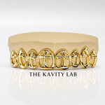 Custom Open Face x 3D Cross Grillz: 925 Sterling Silver (Free Mold Kit)