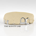 Custom 6pc with Moissanite Gap Filler: 925 Sterling Silver (Free Mold Kit)