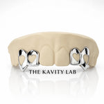 Custom 4pcs Open Hearts Style Grillz: 925 Sterling Silver (Free Mold Kit)