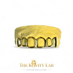 Custom 6pcs Open Face Grillz: 925 Sterling Silver (Free Mold Kit)