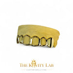 Custom 6pcs Open Face Grillz: 925 Sterling Silver (Free Mold Kit)
