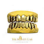Custom 8pcs Plain Solid Grillz: 925 Sterling Silver (Free Mold Kit)