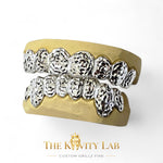 Custom Roses Cuts x Dust Grillz: 925 Sterling Silver Rose Gold Plated (Free Mold Kit)