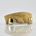 Custom 4pcs Solid Class x Open Face Grillz: 925 Sterling Silver (Free Mold )