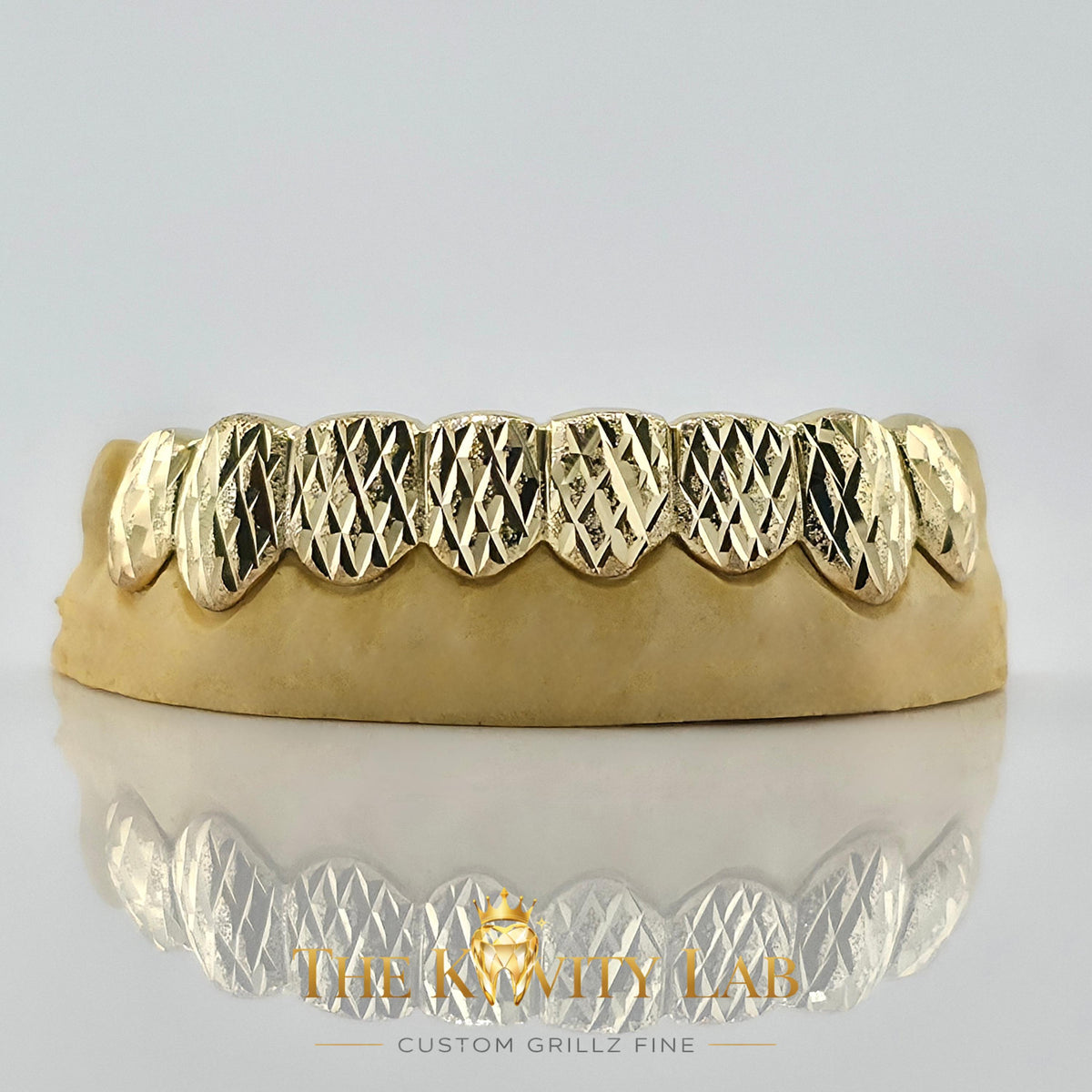 Custom Diamond Cut x Dust Grillz: 925 Sterling Silver (Free Mold Kit)