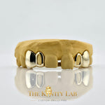 Custom 4pcs Solid Class x Open Face Grillz: 925 Sterling Silver (Free Mold )