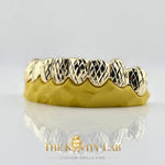 Custom Fit Full Diamond Cuts Grillz: 925 Sterling Silver (Free Mold Kit)