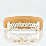 Custom 6pcs Cuban Link Style Grillz: 925 Sterling Silver (Free Mold Kit)