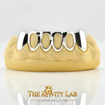 Custom 6pcs Open Face Grillz: 925 Sterling Silver (Free Mold Kit)