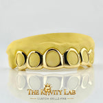 Custom 6pcs Open Face Style Grillz: 925 Sterling Silver (Free Mold Kit)
