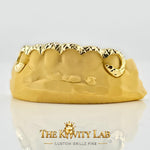 Custom 6pcs Front Bar and Diamond Cuts Grillz: 925 Sterling Silver (Free Mold Kit)