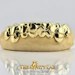 Custom 8pcs 3D Nugget Earthquake Grillz: 925 Sterling Silver (Free Mold Kit)