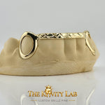 Custom 6pcs Front Bar with Diamond Cuts Grillz: 925 Sterling Silver (Free Mold Kit)