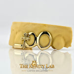 Custom 3pcs Open Face and Cross Grillz : 925 Sterling Silver (Free Mold Kit)