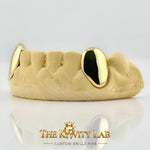 Custom 2pcs Solid Fangs: 925 Sterling Silver (Free Mold Kit)