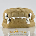 Custom 2pcs Solid Fangs: 925 Sterling Silver (Free Mold Kit)