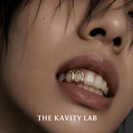 Custom 2pcs Open Face Grillz: 925 Sterling Silver (Free Mold Kit)