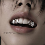 Custom 4pcs Solid Class with Open Face Grillz: 925 Sterling Silver (Free Mold )