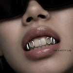 Custom 6pcs Moissainte Gap Grillz: 925 Sterling Silver (Free Mold Kit)