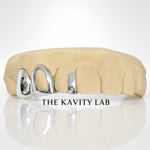Custom 3pcs Open Face & Gap Filler Grillz: 925 Sterling Silver (Free Mold Kit)