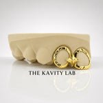 Custom 2pcs Open Face x Star Grillz: 925 Sterling Silver (Free Mold Kit)