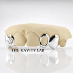 Custom 4pcs Scorpion Bite Grillz: 925 Sterling Silver (Free Mold Kit)
